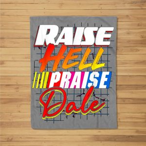 Raise Hell Praise Dale Vintage Fleece Blanket