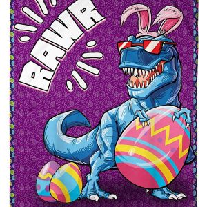 Rawr Dinosaur Funny And Colorful Egg Blanket