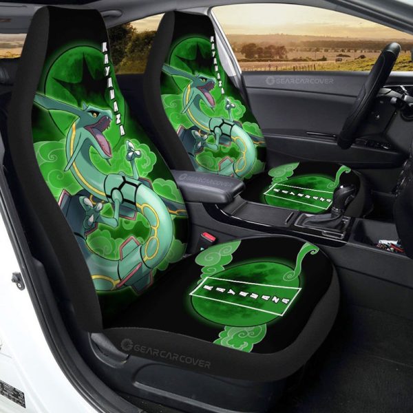 Rayquaza Car Seat Covers Custom Anime Car Accessories For Anime Fans