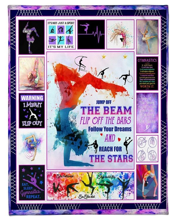 Reach For The Stars Gymnastics Blanket