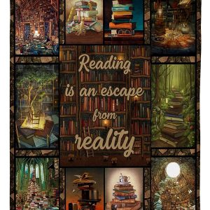 Reading Is An Escape From Reality Blanket