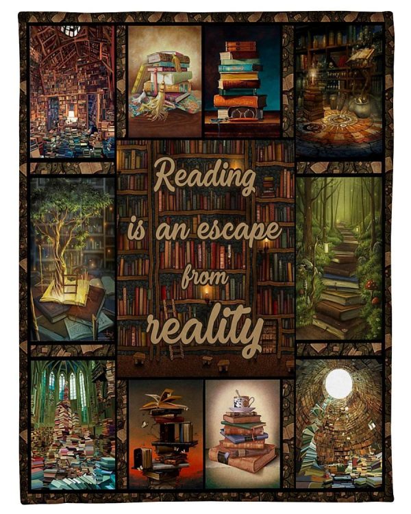 Reading Is An Escape From Reality Blanket