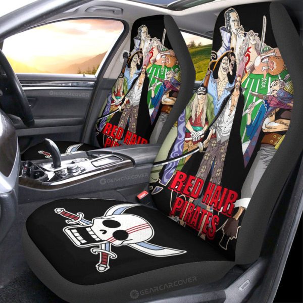 Red Hair Pirates Car Seat Covers Custom Car Accessories