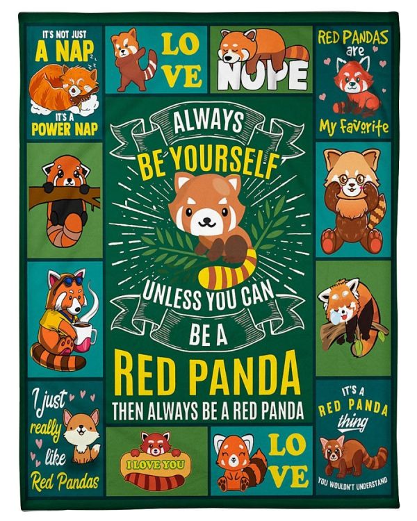 Red Panda Are My Favorite Blanket