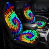 Reserve Tie Dye Car Seat Covers Custom Hippie Car Accessories