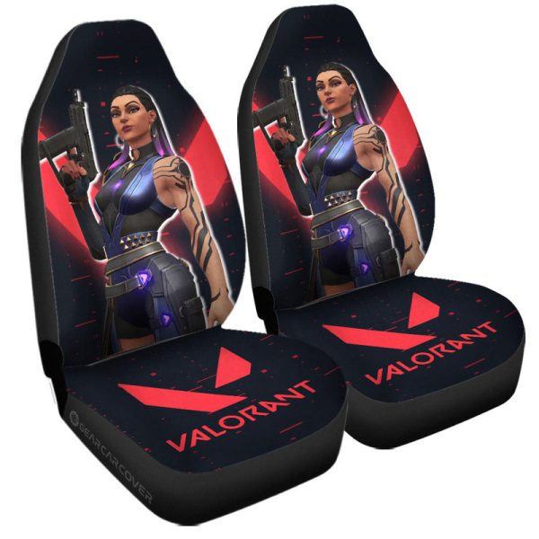 Reyna Car Seat Covers Custom Valorant Agent