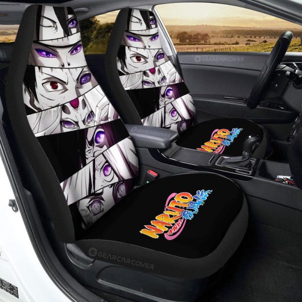 Rinnegan Eyes Car Seat Covers Custom Anime Car Accessories