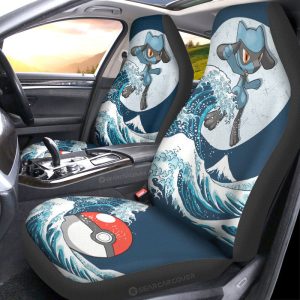 Riolu Car Seat Covers Custom Pokemon Car Accessories