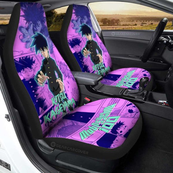 Ritsu Kageyama Car Seat Covers Custom Mix Manga