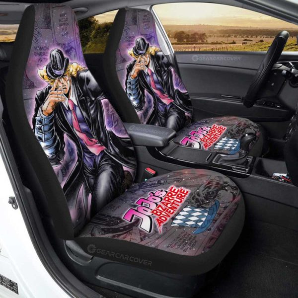 Robert E. O Speedwagon Car Seat Covers Custom JJBA Car