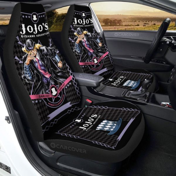 Robert E. O. Speedwagon Car Seat Covers Custom Anime JoJo's Bizarre Car Accessories