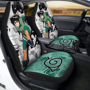 Rock Lee Car Seat Covers Custom Anime Car Accessories Mix Manga