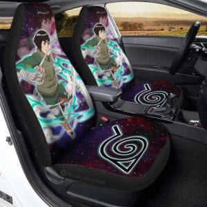 Rock Lee Car Seat Covers Custom Anime Galaxy Style Car Accessories For Fans