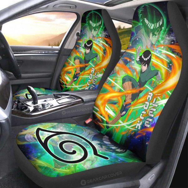 Rock Lee Car Seat Covers Custom Characters Anime Car Accessories