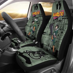 Rock Lee Car Seat Covers Custom Manga Anime Car Accessories Decor Idea