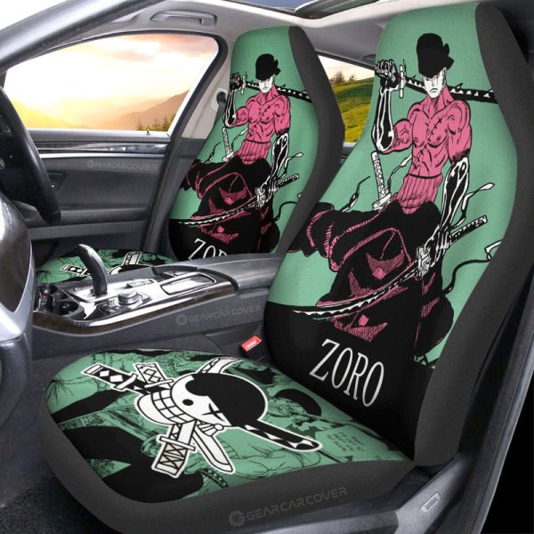 Roronoa Zoro Car Seat Covers Custom Car Accessories