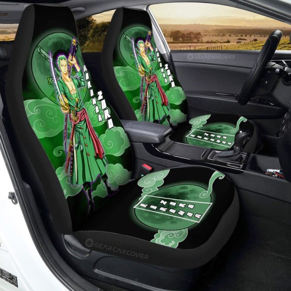 Roronoa Zoro Car Seat Covers Custom Car Accessories For Fans