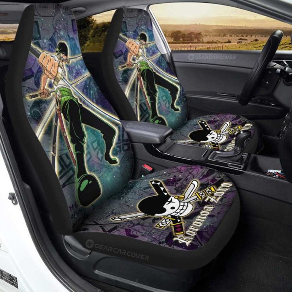 Roronoa Zoro Car Seat Covers Custom Car Accessories Manga Galaxy Style