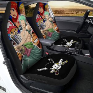 Roronoa Zoro Car Seat Covers Custom Car Interior Accessories