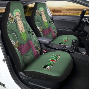 Roronoa Zoro Car Seat Covers Custom One Piece Anime