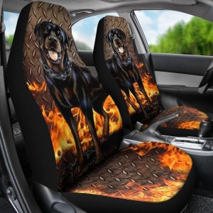 Rottweiler Car Seat Covers Cool Car Accessories For Dog Lovers