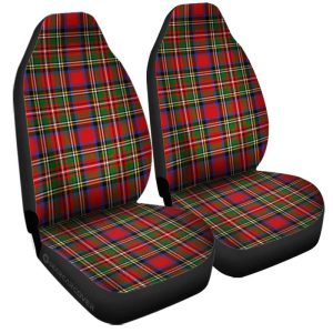 Royal Stewart Car Seat Covers Custom Tartan Car Accessories