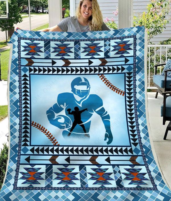 Rugby Player Gift For Grandson Blanket