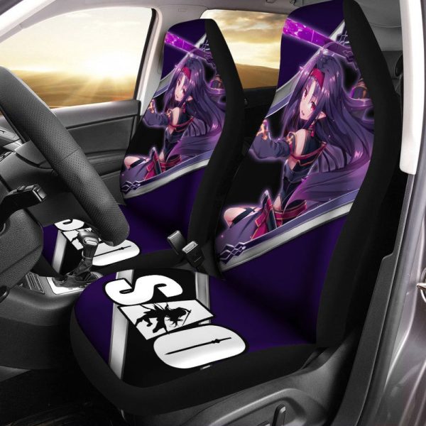 SAO Konno Yuuki Seat Covers Custom Sword Art Online Anime Car Accessories