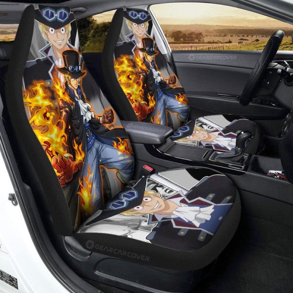 Sabo Car Seat Covers Custom Anime One Piece Car Accessories