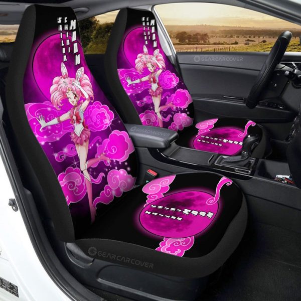 Sailor Chibi Moon Car Seat Covers Custom Car Interior Accessories