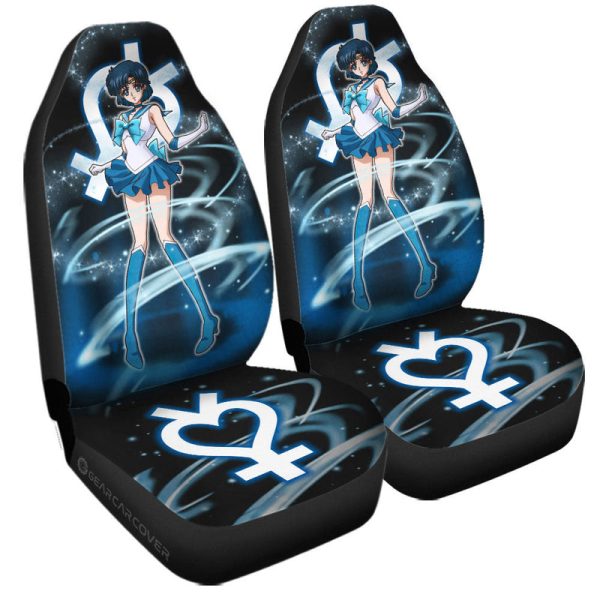 Sailor Mercury Car Seat Covers Custom Car Accessories