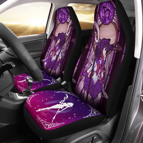 Sailor Saturn Car Seat Covers Custom Sailor Moon Anime Car Accessories