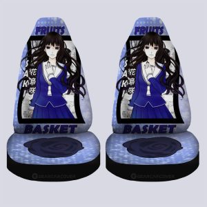 Saki Hanajima Car Seat Covers Custom Fruits Basket Anime Car Accessories