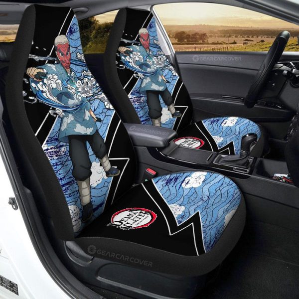 Sakonji Urokodaki Car Seat Covers Custom Anime Demon Slayer Car Accessories