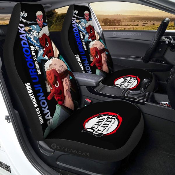 Sakonji Urokodaki Car Seat Covers Custom Demon Slayer Anime