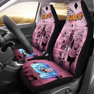 Sakura Haruno Car Seat Covers Custom Manga Anime Car Accessories