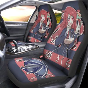 Sakura Minamoto Car Seat Covers Custom Anime Car Accessories