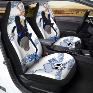 Sanji Car Seat Covers Custom One Piece Anime