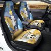 Sanji Car Seat Covers Custom One Piece Map Anime Car Accessories