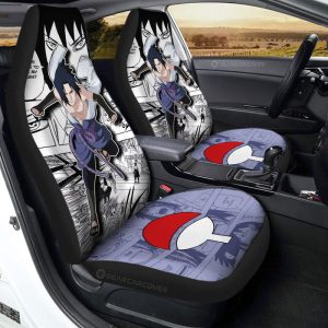 Sasuke Car Seat Covers Custom Anime Car Accessories Mix Manga