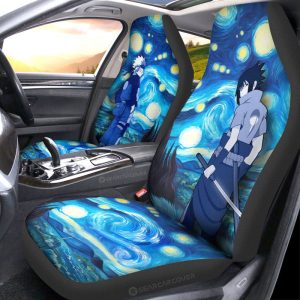 Sasuke Naruto Car Seat Covers Custom Starry Night Styles