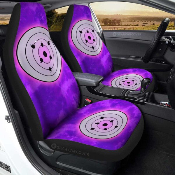 Sasuke Rinnegan Car Seat Covers Custom Anime Tie Dye Style