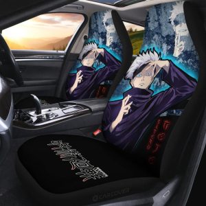 Satoru Gojo Car Seat Covers Custom Anime Jujutsu Kaisen Car Accessories