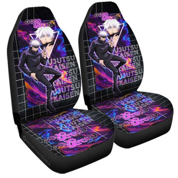 Satoru Gojou Car Seat Covers Custom Car Accessories