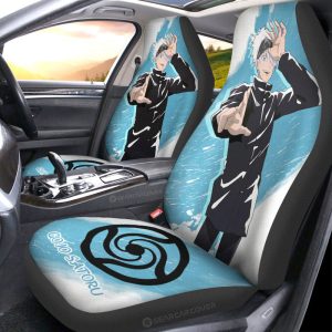 Satoru Gojou Car Seat Covers Custom Car Accessories