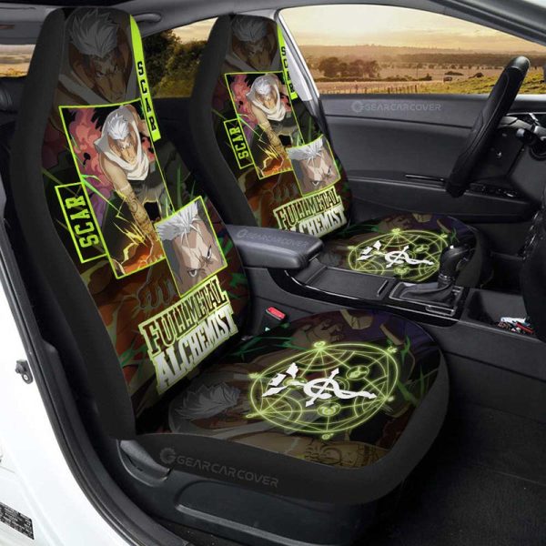 Scar Car Seat Covers Custom Fullmetal Alchemist Anime