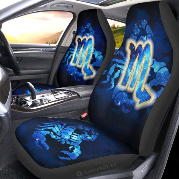 Scorpio Car Seat Covers Custom Name Zodiac Car Accessories