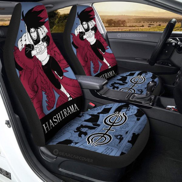 Senju Hashirama Car Seat Covers Custom Car Accessories Manga Color Style