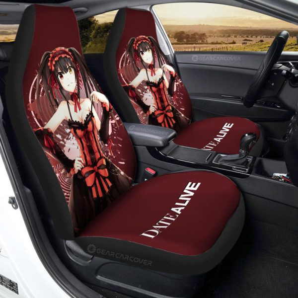 Sexy Girl Kurumi Tokisaki Car Seat Covers Custom Date A Live Car Accessories