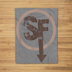 Sf Sanity’S Fall Larry Fleece Blanket